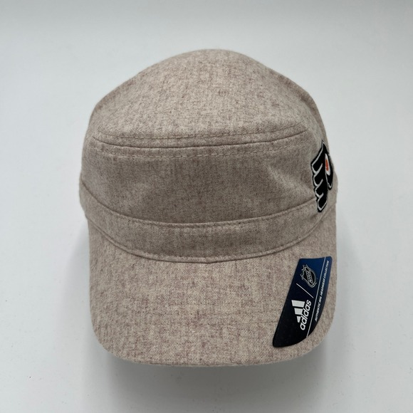 adidas Accessories - Adidas Philadelphia Flyers NHL Womens Cadet Military Hat Oatmeal Wool Blend